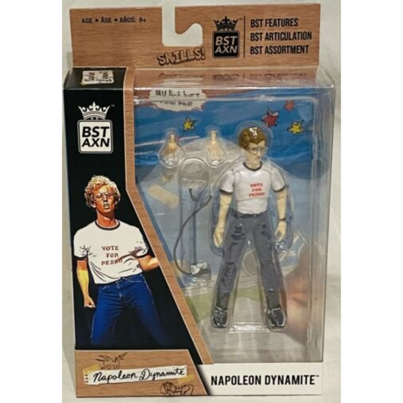 BST AXN NAPOLEON DYNAMITE 5” Action Figure THE LOYAL SUBJECTS New In Box Pedro - Picture 1 of 4